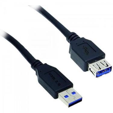 Imagem de Cabo de Dados USB 3.0 A Macho x USB 3.0 A Fêmea 1,8m Preto Storm
