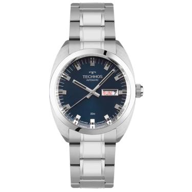 Imagem de Relógio Technos Masculino Ref: 8205ov/1a Automático Clássico Prateado