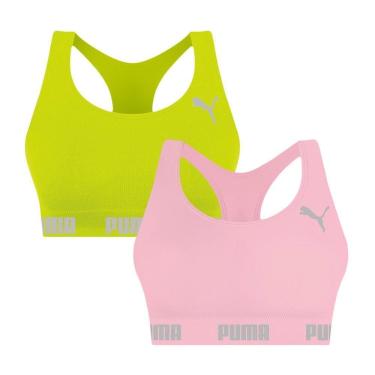 Imagem de Kit 2 Tops Puma Nadador Sem Costura Feminino