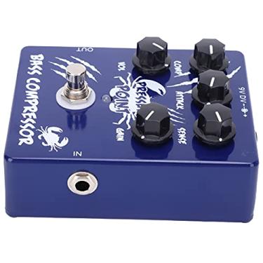 Imagem de RiToEasysports Pedal de Compressor de Baixo Em Liga de Alumínio Com Bypass Real para Guitarristas e Amantes de Música