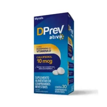 Imagem de Dprev Ative 10mcg 30 Comprimidos Vencimento: 31/01/2026 MYRALIS