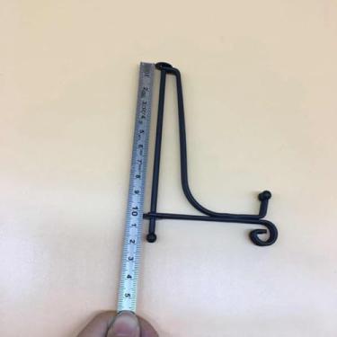 Imagem de Porta-retrato faça você mesmo, suporte de exibição de ferro preto, suporte de armazenamento de cavalete de ferro, placa de ferro preto, suporte de foto, para decoração de casa, tigela de fotos, bolo