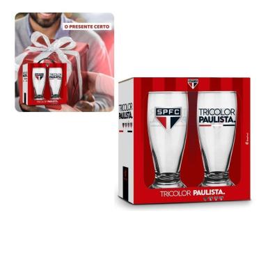 Imagem de Kit 2 Copos Munich Tulipa Vidro 200Ml Cerveja Chopp Time São