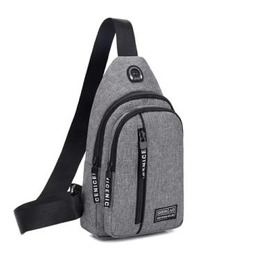 Imagem de Mochila de ombro, bolsa mensageiro, ajustável, portátil, masculina, caminhada, esportes, Multicolorido 7, Large, Estilo 7