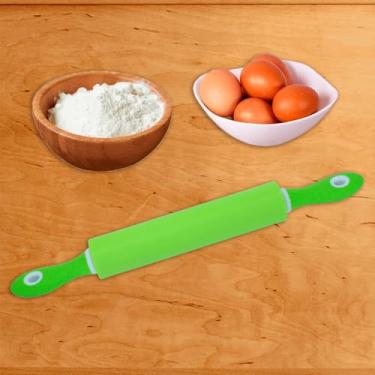 Imagem de Rolo De Massa De Silicone Com Cabo De Plastico 48cm