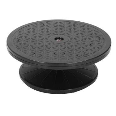 Imagem de Asixxsix Mesa Giratória Giratória, Suporte Giratório de Pintura de 11 Polegadas para Decoração de Bolos e Construção de Modelos, Com Suporte de Tela Cônica e Filtros de Derramamento