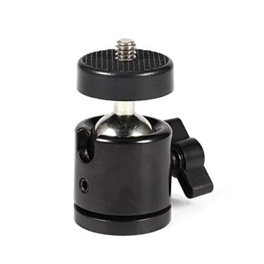 Imagem de Cabeça esférica giratória de 360 graus, cabeça esférica de tripé, suporte de mini cabeça esférica de rotação de 360° para tripé de câmera de 1/10.2 cm e suporte de flash de 3/20.3 cm, cabeças de tripé
