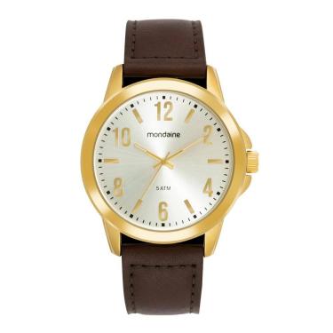 Imagem de Relogio Mondaine Masculino Ref: 36002gpmvdh1 Casual Dourado