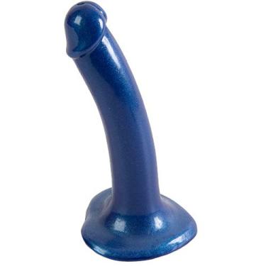 Imagem de Pênis 19 Cm com Base de Coração - Coleção Paixão Lovetoys, Absoloo, Azul Perolado
