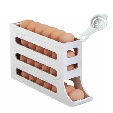 Imagem de Organizador de Ovos 30 ovos Rolante Geladeira + Brind