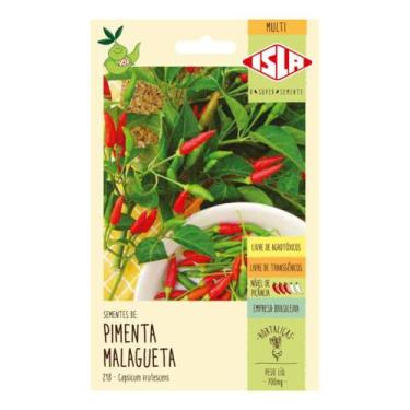 Imagem de Pimenta Malagueta - 700mg de Sementes - ISLA SEMENTES