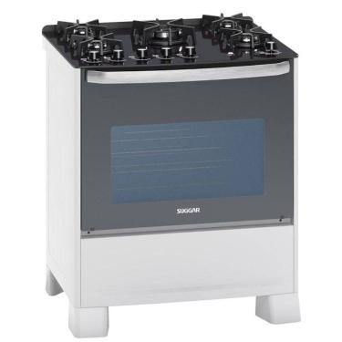 Imagem de Fogão Master Grill 5 Queimadores Branco Suggar 220V