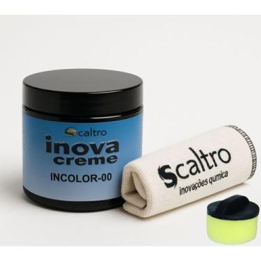 Imagem de Graxa para Couro Liso militar Inovacreme Com Esponja 250g e Flanela. -