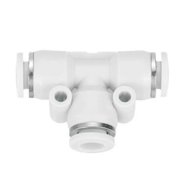 Imagem de HARFINGTON 10 peças de encaixes de pressão para conectar tubo de 1/10.2 cm em forma de OD T T kit de encaixe pneumático de mangueira de ar de conexão rápida, reduzindo 3 maneiras, conector de bloqueio
