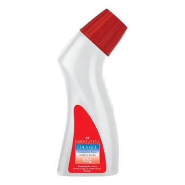 Imagem de Cola em gel 63g - frasco ergonomico faber - CIRANDA CULTURAL