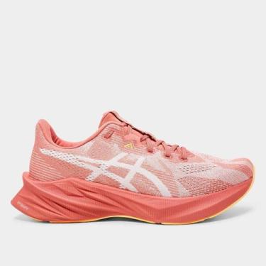 Imagem de Tênis Asics Dynablast 5 Feminino, Rosa, Marrom, 35