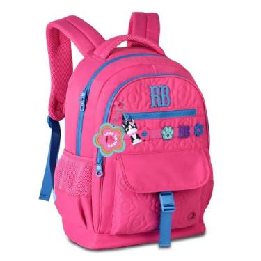 Imagem de Mochila de Costas Flower Power 17,5" RB26235 - Clio Style, Rosa