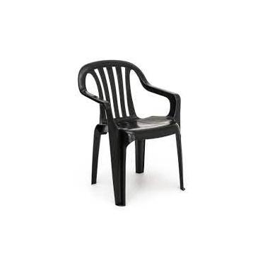 Imagem de Cadeira de Plástico De Bar, Design Contemporâneo, Uso Interno e Externo, Estrutura Durável, Ideal para Casa, Festas e Eventos, Fácil de Limpar, preta