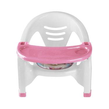 Imagem de Cadeira Infantil 2 Em 1 Rosa - Baby Chair, Bandeja Removível