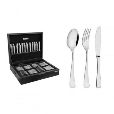 Imagem de Faqueiro Tramontina Mônaco Em Inox Com Facas De Mesa Forjadas 101 Peças