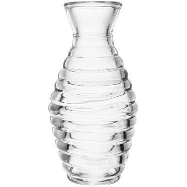 Imagem de Vaso de vidro texturizado Lyor 6x6x11,5