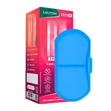 Imagem de Porta Cápsulas Comprimidos + Vitamina D.3-K.2-M.K.7. Lauton 20ml Produto Nacional