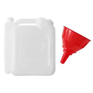 Imagem de Baoblaze Conjunto de acessórios para frasco de mistura de óleo com alça, versátil, com funil, jarra medidora de proporção e recipiente de óleo reserva para, 1.5 L