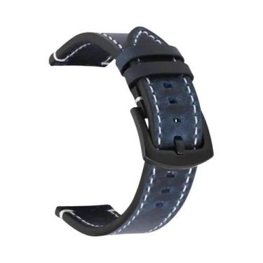 Imagem de Pulseira De Couro Retro Para Relógio 18mm 20mm 22mm 24mm Para Samsung 