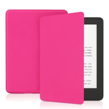 Imagem de Capa Compatível Kindle Paperwhite 12ª Geração 7 Polegadas – Função Liga/Desliga - Fechamento Magnético - Sistema de Hibernação modelo Novo: (SA569P e SA568B) (Pink)