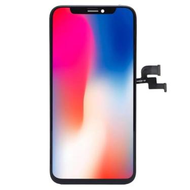 Imagem de Cryfokt Montagem da Tela do Telefone de Alta Clareza 3d Toque Substituição Display Lcd para A1865 A1901 A1902, Tela 5.8in para Kit Reparo Smartphone