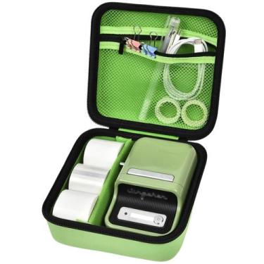 Imagem de Estuche de transporte ALKOO para etiquetadora NIIMBOT B21 verde