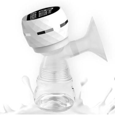Imagem de Bomba de Tirar Leite Elétrica, Portátil e Silenciosa – Extrator de Leite Materno Confortável, Compacta e Discreta com Massageador de Mama, Tela LED, 2 Modos e 9 Níveis de Sucção