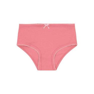 Imagem de Calcinha infantil menina em cotton Brandili, Rosa, GG