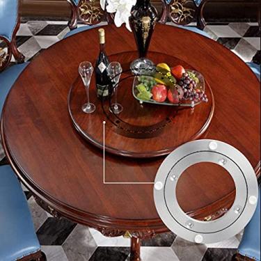 Imagem de Toca-discos de liga de alumínio estável e antiderrapante com silencioso para mesa de jantar (14 cm)