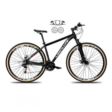 Imagem de Bicicleta Aro 29 Absolute Nero 5 Alumínio Freio Hidráulico 24v Garfo Suspensão Mtb preto Tam: 19