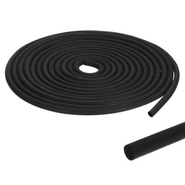 Imagem de PATIKIL Haste de suporte de espuma preta, 0,8 cm x 30 m, tira de vedação climática de borracha EPDM, enchimento de juntas de expansão de concreto para vedação de juntas de lacunas, enchimento de