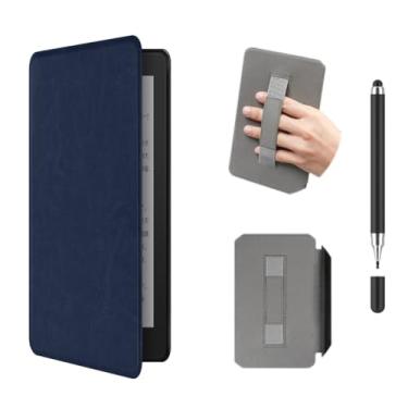 Imagem de Akacy Capa protetora dobrável de couro sintético com alça de pulso para Kindle Paperwhite 7.0 (Geração 2024, números de modelo SA568B e SA569P), capa leve (5)