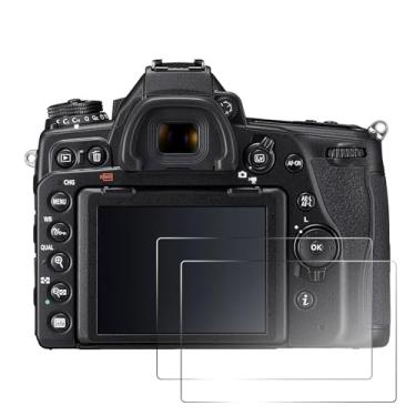 Imagem de pssped 2 peças protetoras de tela compatíveis com câmera Nikon D780, película de vidro temperado transparente de dureza 9H para fotógrafos, antiarranhões e impressões digitais