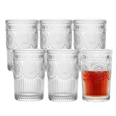 Imagem de Jogo 6 Copo Alto De Vidro Para Drink 300ml Transparente Zara Em Casa Tem