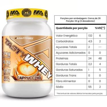 Imagem de Tasty Whey 3w 900g Cappuccino - Adaptogen Science