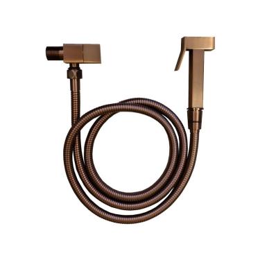 Imagem de Ducha Higiênica Quadrada Inox Rose Gold Fosco