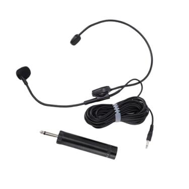 Imagem de Yunir Microfone Fone de Ouvido Microfone, Som Hifi Flexível Com Fio para Amplificador de Voz, Conector de 3,5 Mm Fone de Ouvido para Cantar, Falar, Professores, Treinadores,