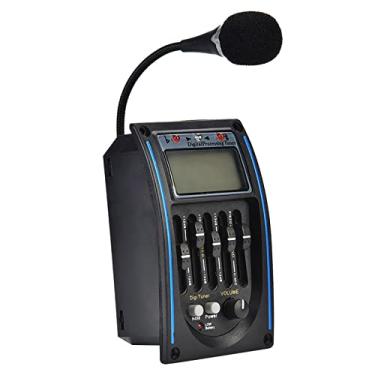 Imagem de Cryfokt Equalizador Digital Pré-amplificador de 5 Bandas, Captador para Guitarra Acústica, Retroiluminação Lcd, Afinação No Palco para Músicos