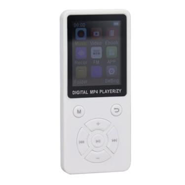 Imagem de Generic Leitor de MP3 de 64 GB, Suporta até 128 GB ABS MP4 Player 5.0 E Book para Interior (Branco)