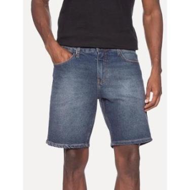 Imagem de Bermuda Calvin Klein Jeans Masculina Carnaby 9' 5 Pockets Azul Marinho-Masculino