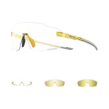 Imagem de Óculos De Ciclismo Fotochromic Vermelhos Para Homens E Mulheres, Óculo