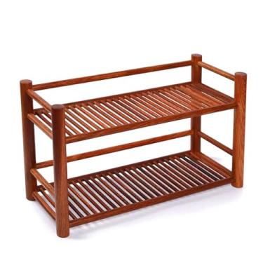 Imagem de LNQKJXIIA Boutiques US Suporte de caneca de café de mogno, suporte de exibição de jacarandá para bancada de colecionador de qualidade organizador de copos de qualidade (36 * 13 * 20 cm)