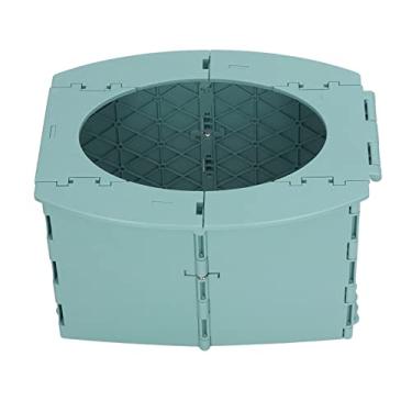 Imagem de Generic Penico Dobrável Pp Portátil para Bebês, Vaso Sanitário para Bebês, Fácil Transporte, Penico para Acampamento, Viagem, Condução de Longa Distância (Verde)
