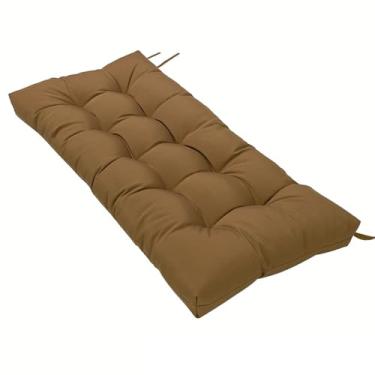 Imagem de BAHULA Almofada de banco de jardim à prova d'água, almofada de banco para varanda e pátio, almofada macia para cadeiras de balanço internas e espessas para varanda swing, sofá para ambientes externos