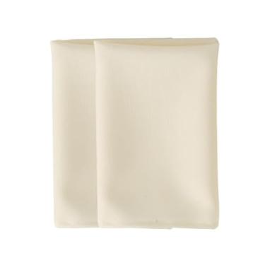 Imagem de Kit Guardanapo de Tecido 4|6|8|10 unidades Tecido Oxford 35cm x 35cm Cores Lisas Natal Festas, Lavável e Durável para Mesa Brasileira(Palha,10 unidades)